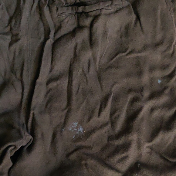 Forever 21 boho dark green linen cropped pants - Picture 6 of 8